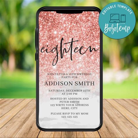 birthday party invites digital|birthday party invitations electronic.